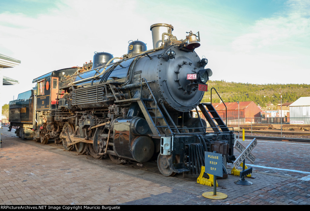 Grand Canyon Railway 2-8-0 Steam Locomotive